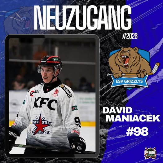 Kadernews: David Maniacek wird ein Grizzly!