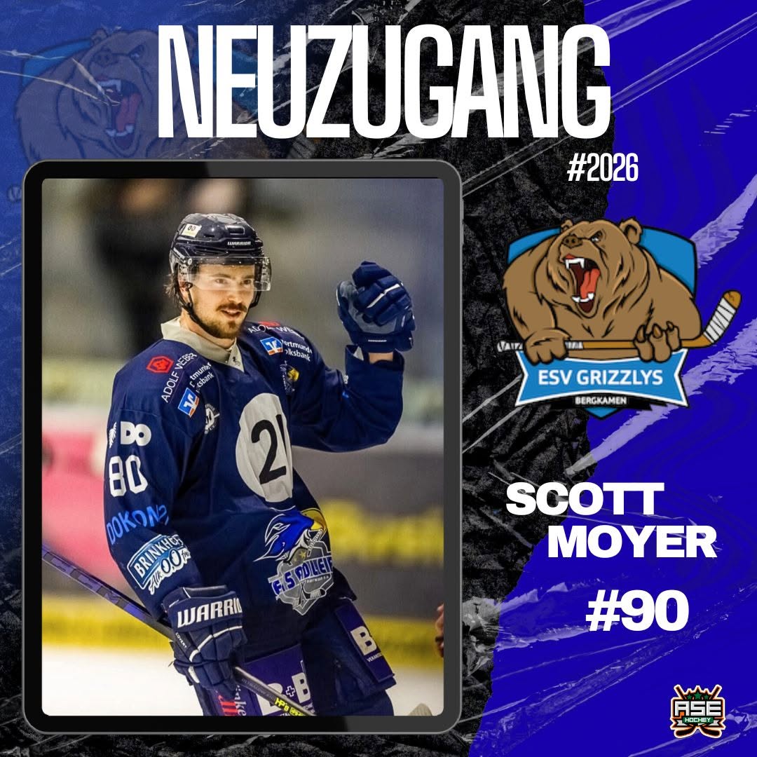 Kadernews: Scott Moyer wird ein Grizzly!