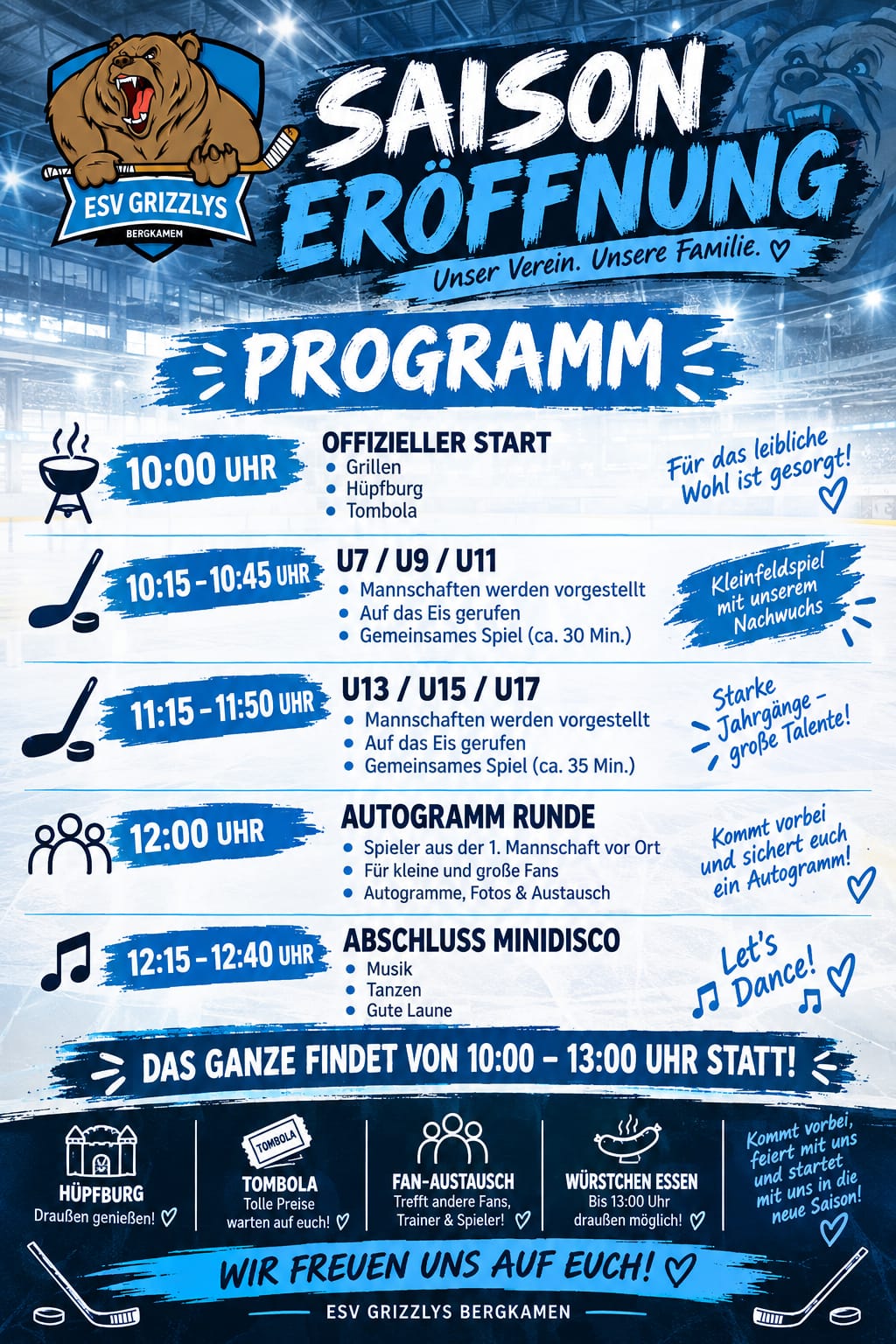 Saisoneröffnung 26/27 am 12.09.2026